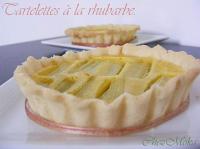 Tartelettes  la Rhubarbe